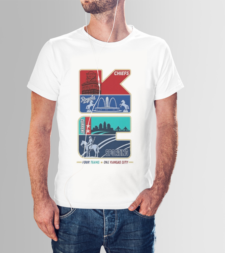 Chiefs Royals Current Sporting Kansas City Western Auto T-Shirt
