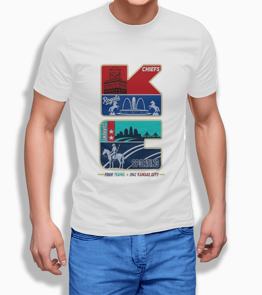 Chiefs Royals Current Sporting Kansas City Western Auto T-Shirt