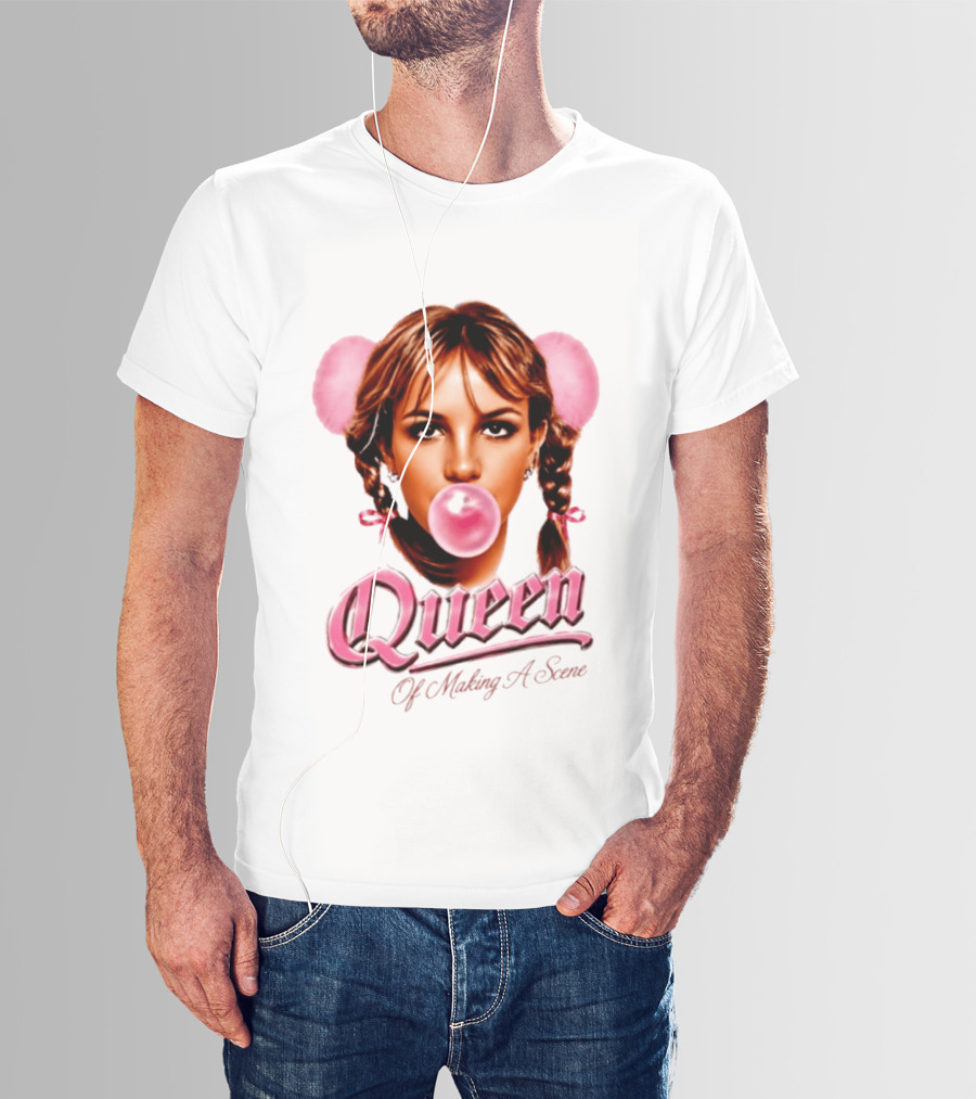 Britney Spears Queen Bubblegum Pop Princess Scene T-Shirt