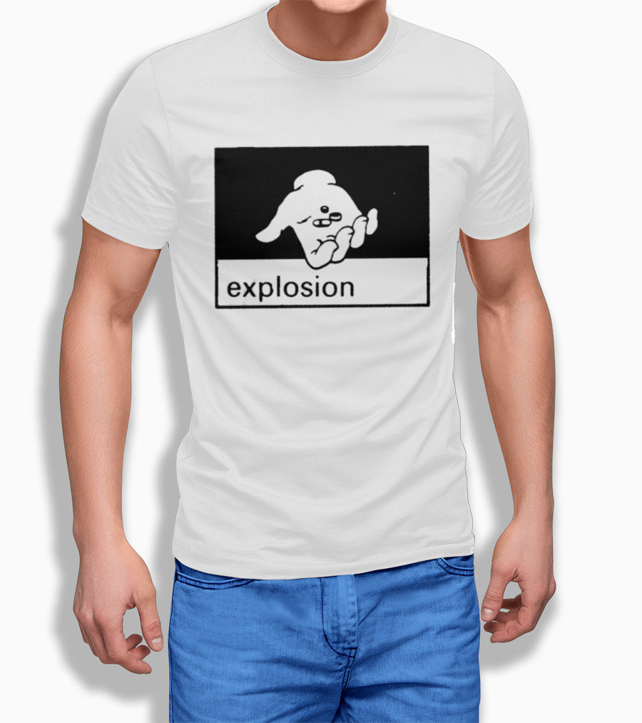 Explosion Hand Holding Pills Medication T-Shirt