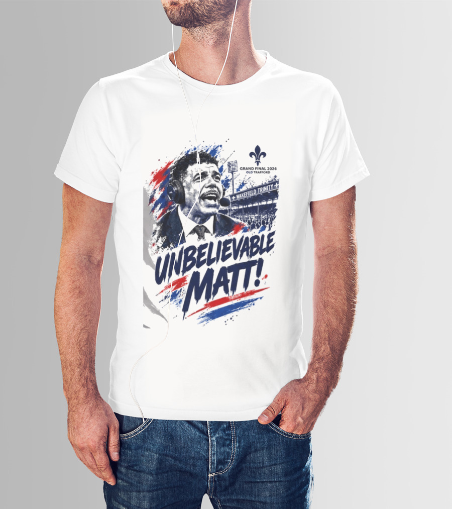 Grand Final 2026 Unbelievable Matt Fleur De Lis Stadium Announcer T-Shirt