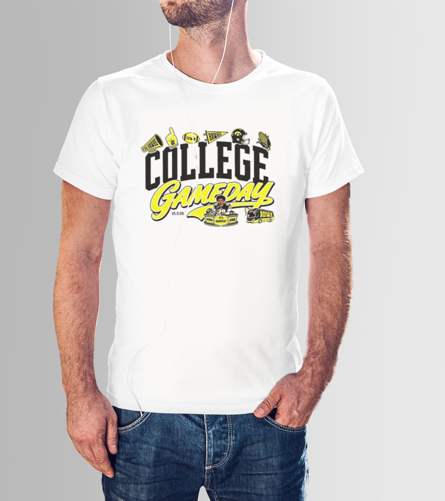 Kamari Moulton College Gameday Iowa Hawkeyes 2026 ESPN T-Shirt