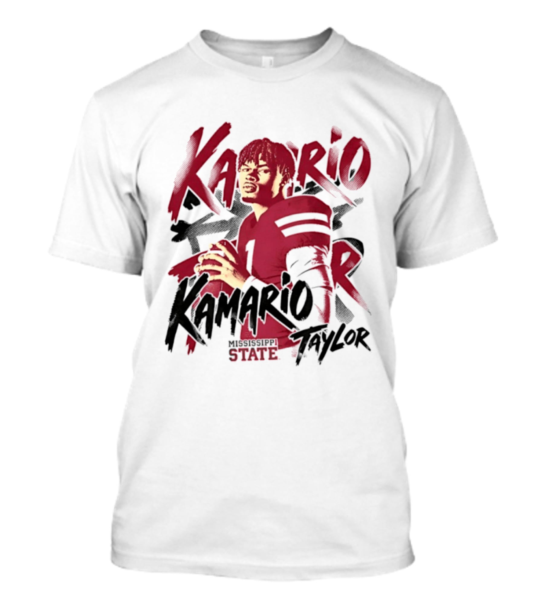 KaMario Taylor Mississippi State Bulldogs Football Player T-Shirt