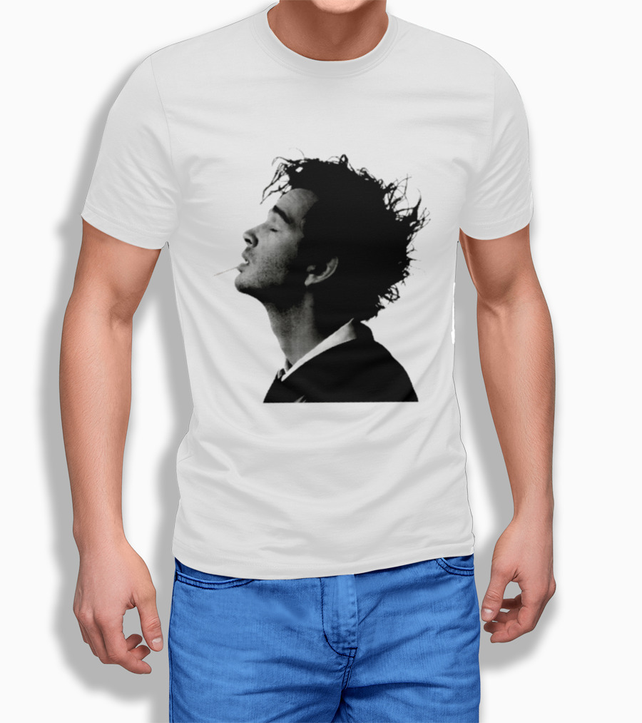 Matty Healy The 1975 Indie Rock Alternative Silhouette Smoking T-Shirt