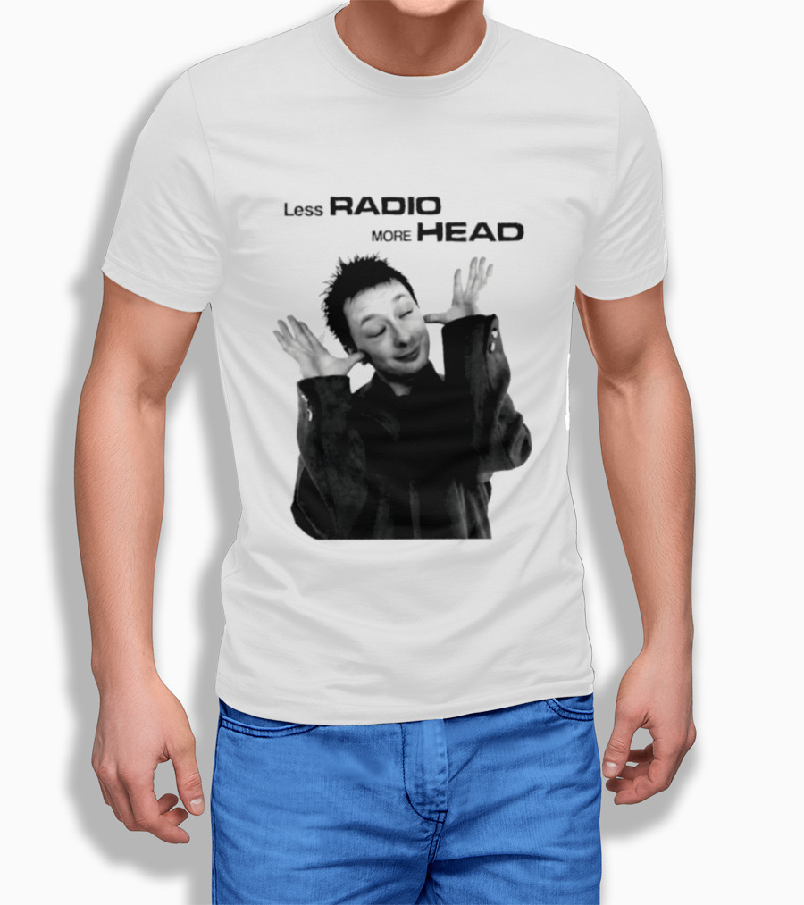 Thom Yorke Less Radio More Head Radiohead T-Shirt