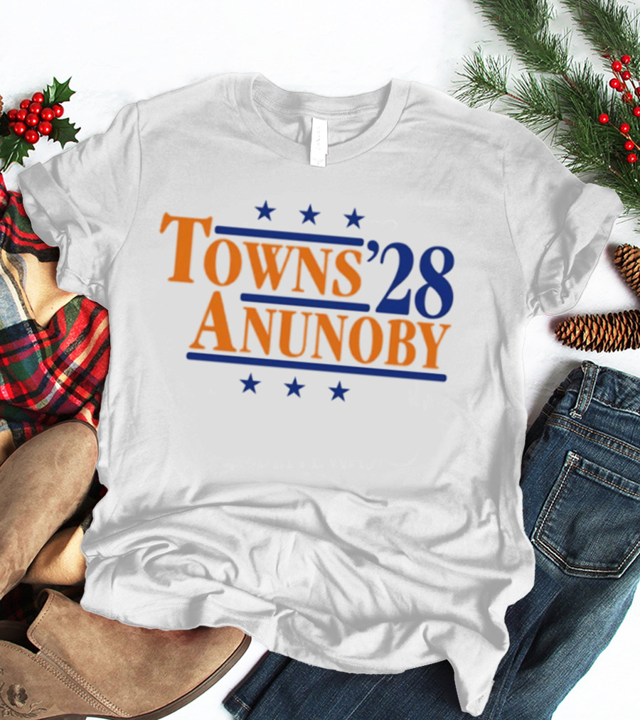 Towns Anunoby 28 New York Knicks Stars T-Shirt