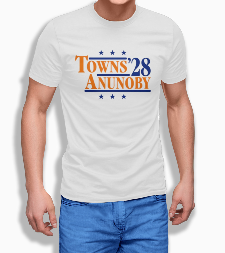 Towns Anunoby 28 New York Knicks Stars T-Shirt