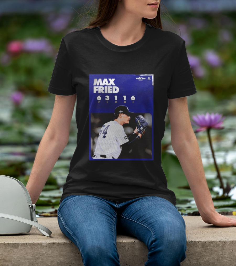 Max Fried 2026 Wild Card New York Yankees Pitching Stats T-Shirt