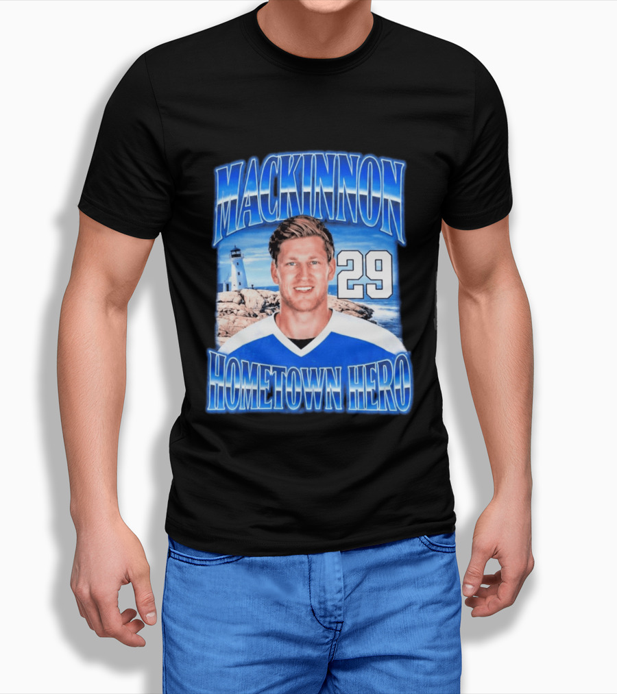 Mackinnon 29 Hometown Hero Lighthouse Scene T-Shirt