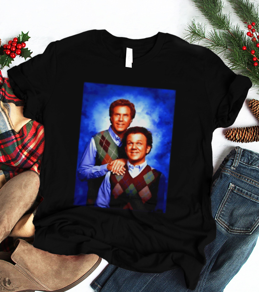 Will Ferrell John C Reilly Step Brothers Argyle Sweater T-Shirt