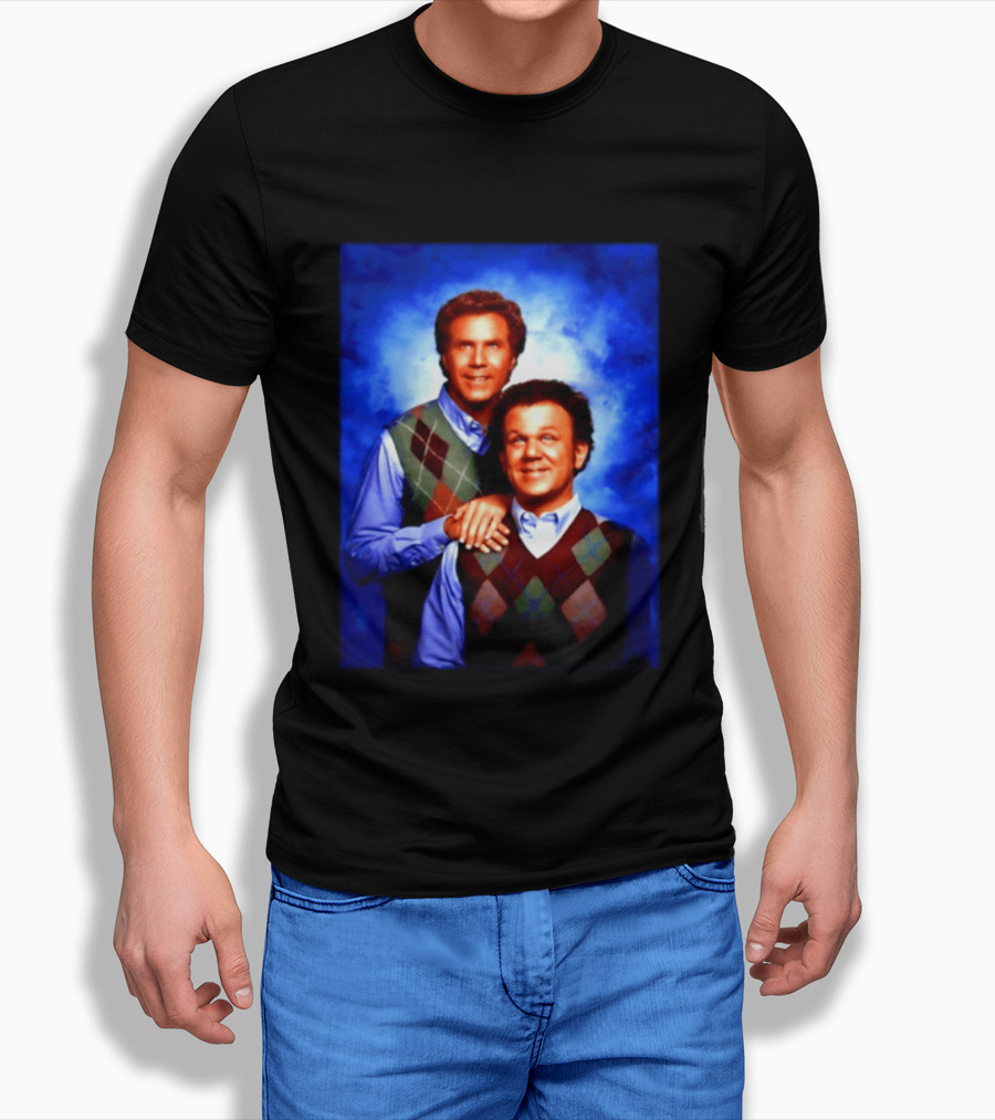Will Ferrell John C Reilly Step Brothers Argyle Sweater T-Shirt