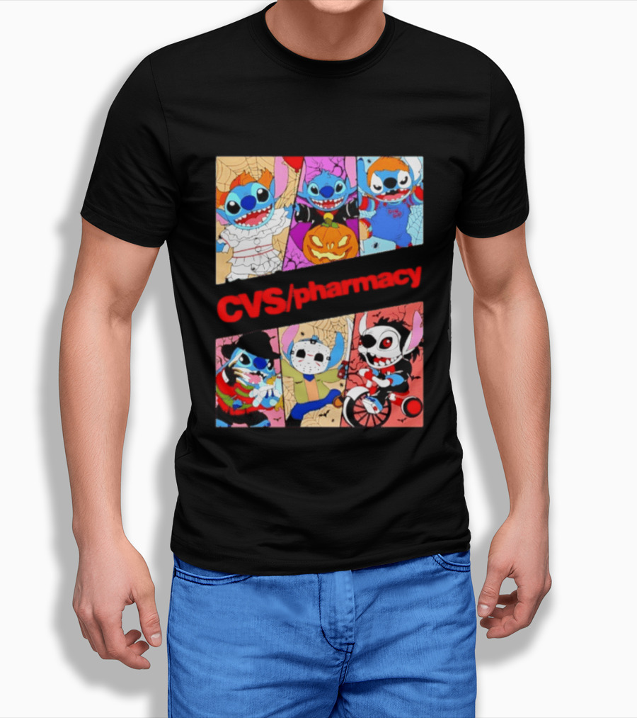 Stitch Horror Halloween CVS Pharmacy 2026 Movie T-Shirt