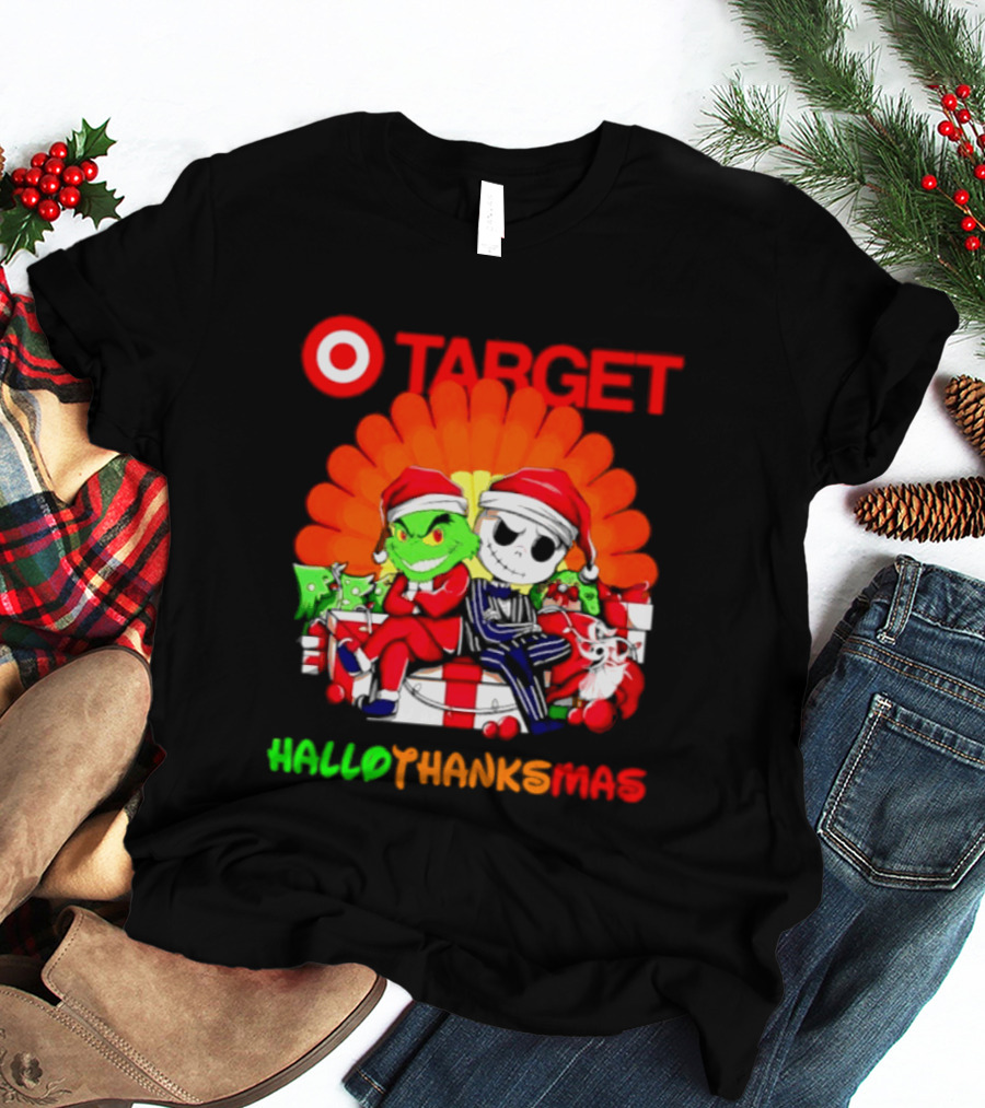 Target Grinch Jack Skellington Hallothanksmas 2026 T-Shirt