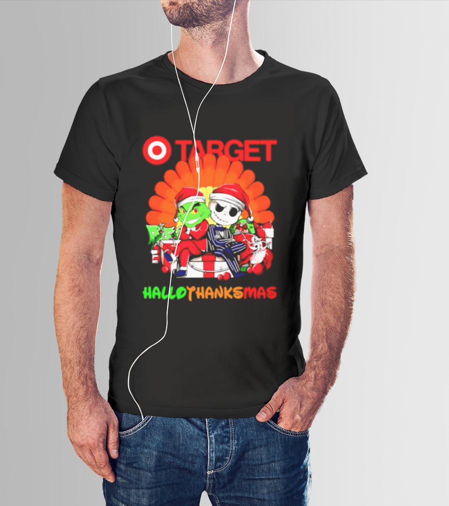 Target Grinch Jack Skellington Hallothanksmas 2026 T-Shirt