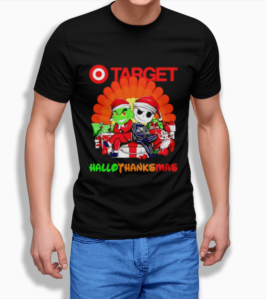 Target Grinch Jack Skellington Hallothanksmas 2026 T-Shirt