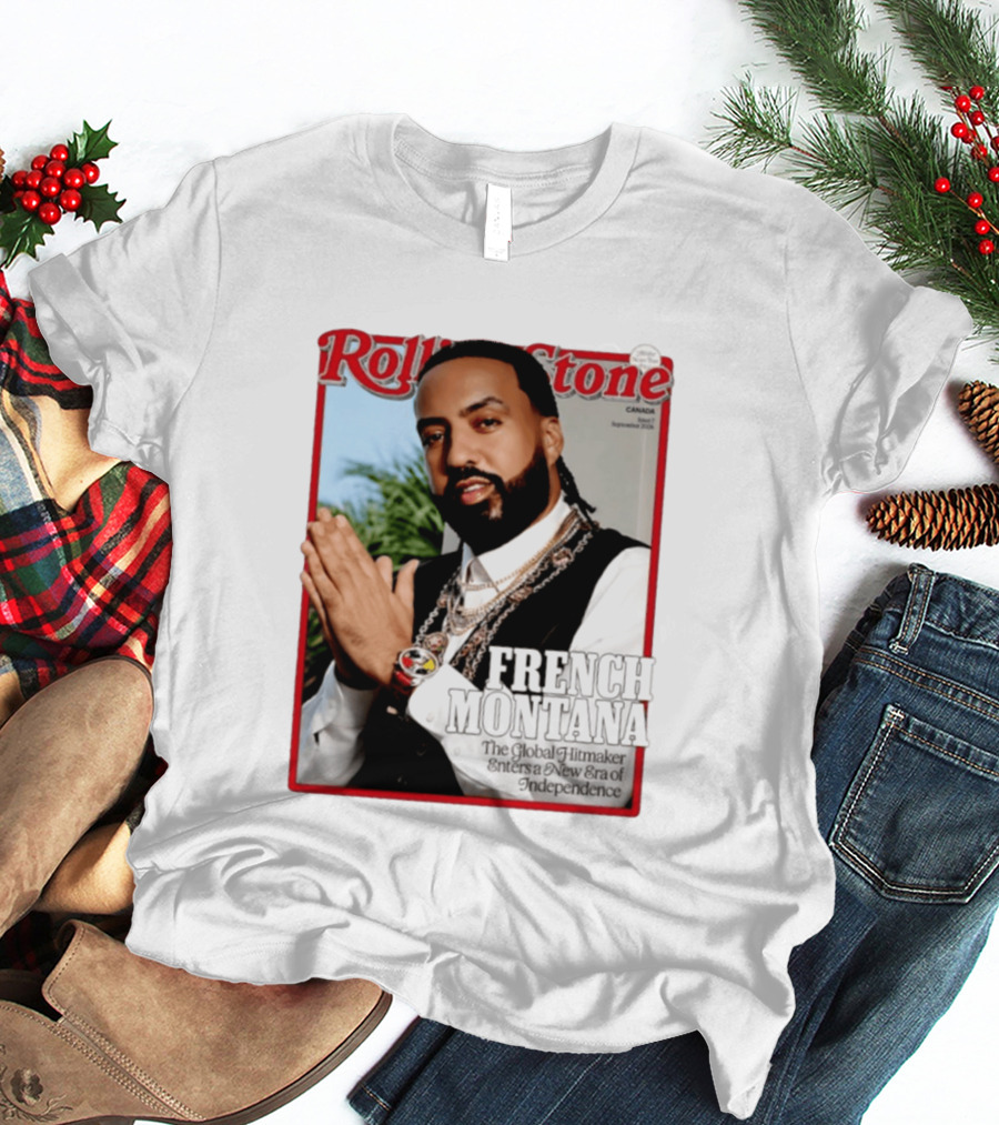 Rolling Stone Canada September 2026 French Montana Global Hitmaker New Era Of Independence T-Shirt