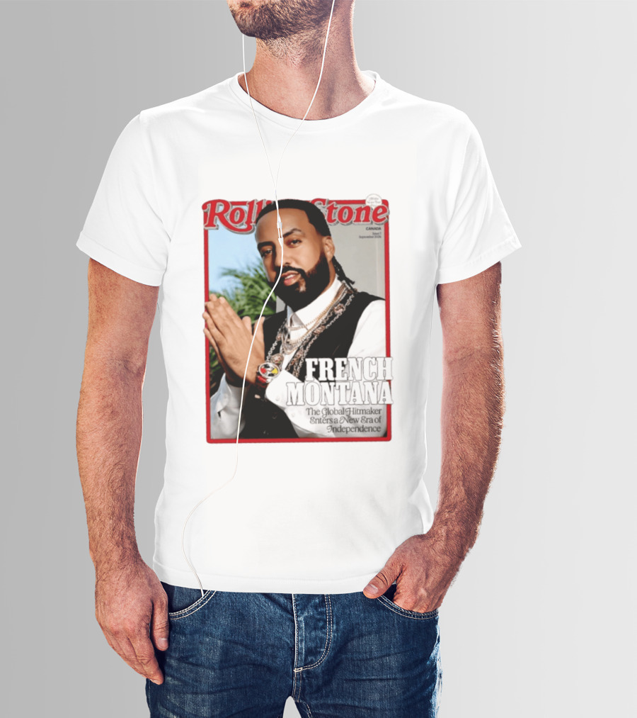 Rolling Stone Canada September 2026 French Montana Global Hitmaker New Era Of Independence T-Shirt