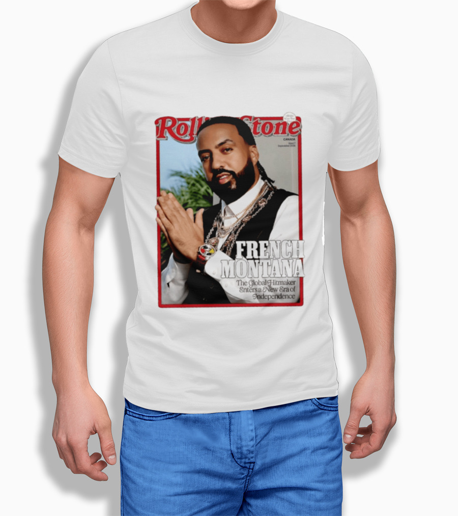 Rolling Stone Canada September 2026 French Montana Global Hitmaker New Era Of Independence T-Shirt