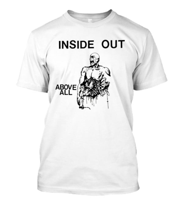 Inside Out Zack De La Rocha Above All Hardcore Punk T-Shirt