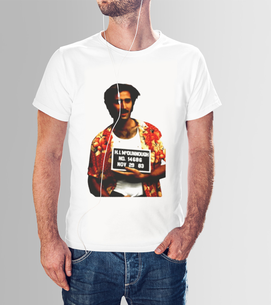 Nicolas Cage HI McDunnough Shot No. 14686 Raising Arizona November 29 83 T-Shirt