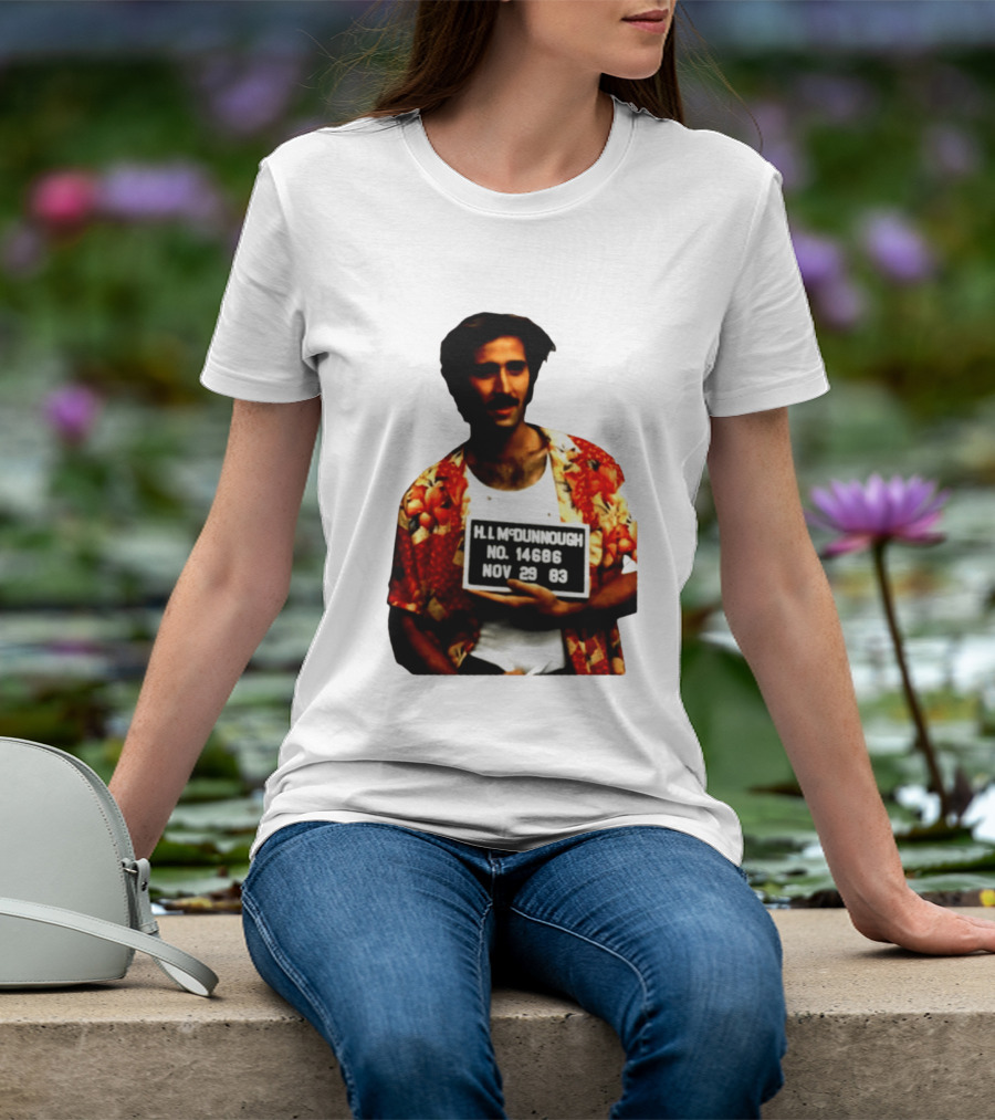Nicolas Cage HI McDunnough Shot No. 14686 Raising Arizona November 29 83 T-Shirt