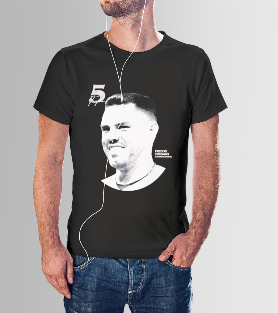 Freddie Freeman Number 5 Los Angeles Dodgers MLB 2026 Lineage Series T-Shirt