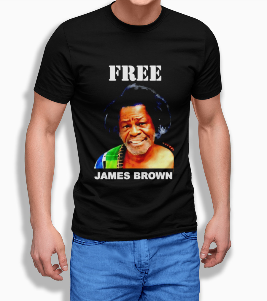 FREE James Brown Godfather Of Soul Funk T-Shirt