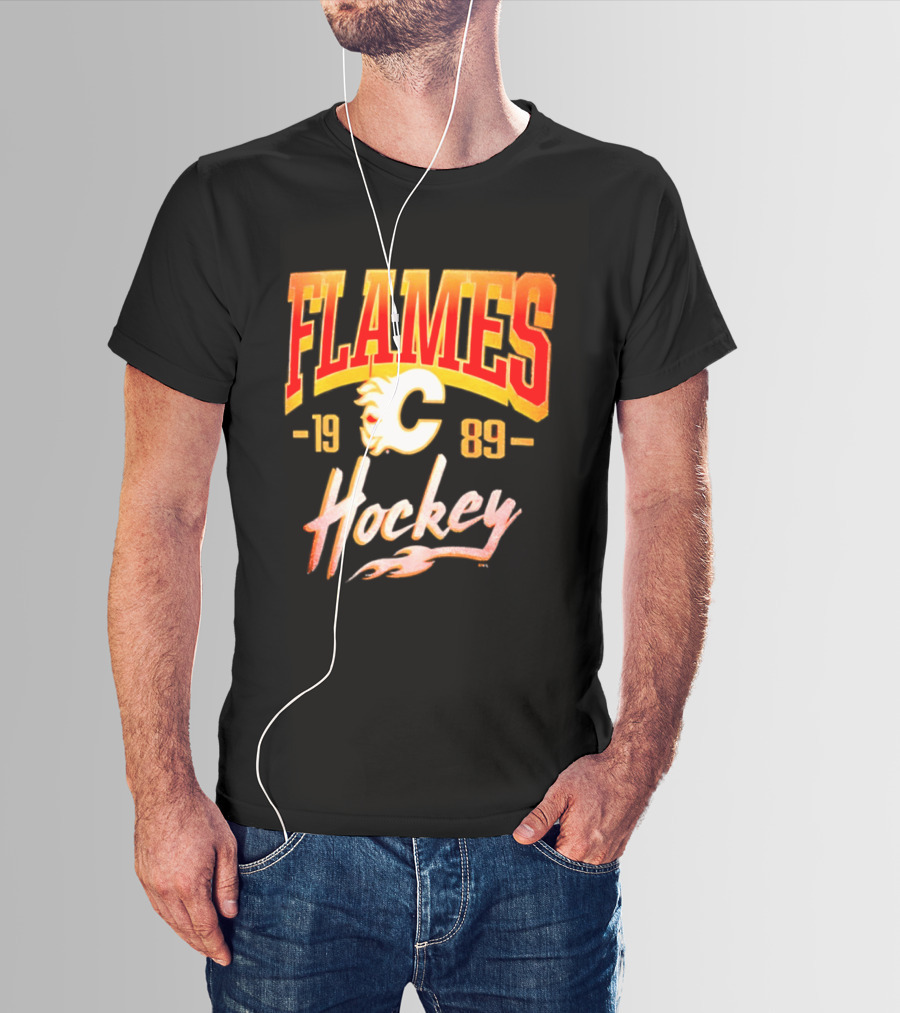 Calgary Flames 1989 Hockey Made To Last T-Shirt