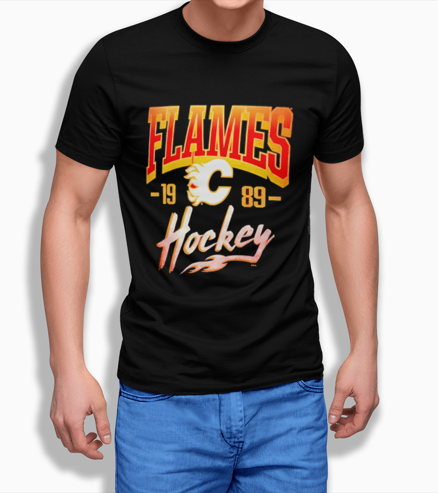 Calgary Flames 1989 Hockey Made To Last T-Shirt