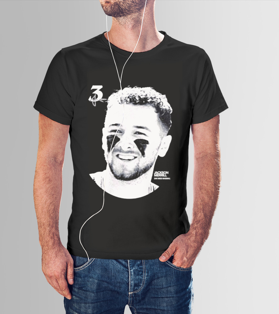 Jackson Merrill 3 San Diego Padres MLB 2026 Lineage Series T-Shirt
