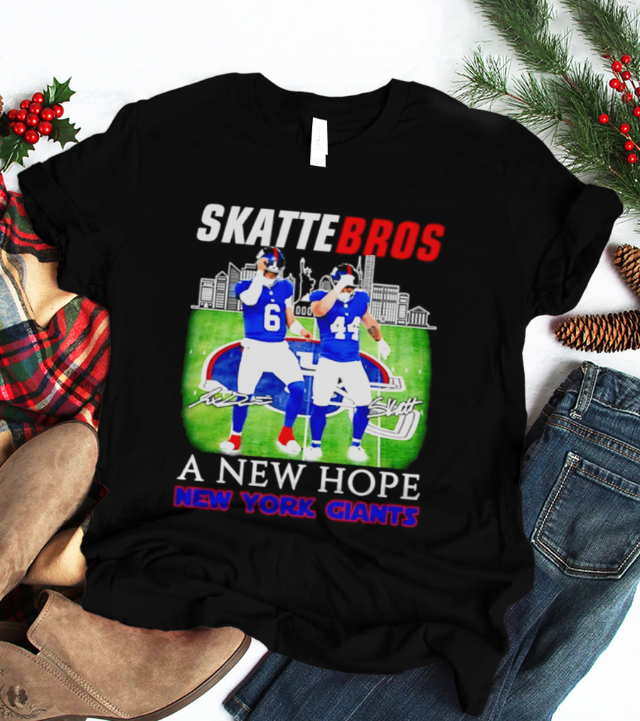 Skattebros Jaxson Dart Cam Skattebo New York Giants A New Hope T-Shirt