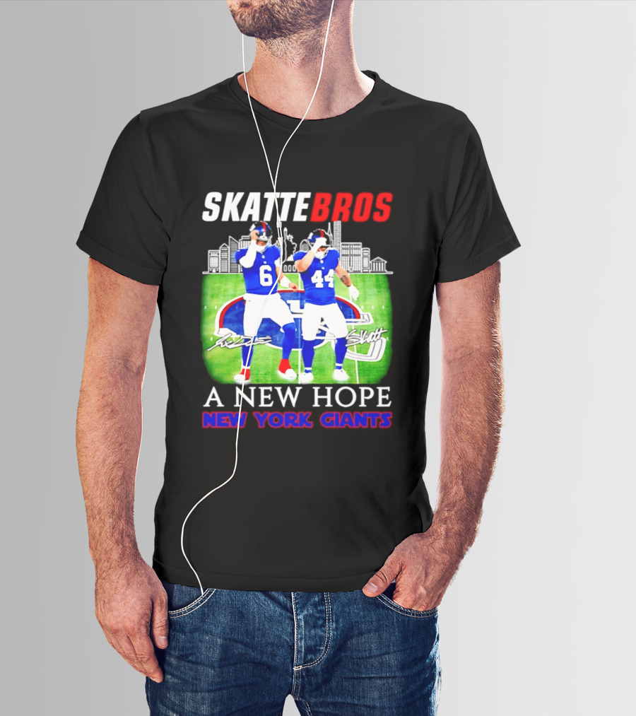 Skattebros Jaxson Dart Cam Skattebo New York Giants A New Hope T-Shirt