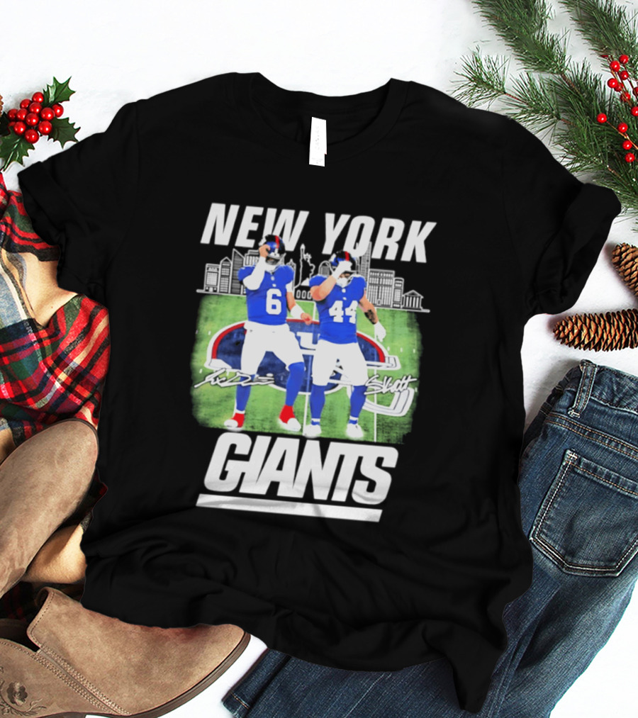 New York Giants Jaxson Cam Signatures Stadium T-Shirt