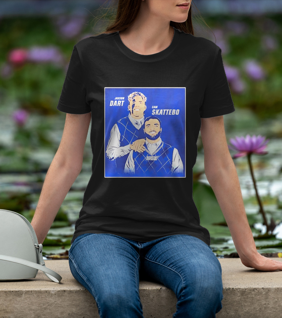 Jaxson Dart Cam Skattebo Step Brothers New York Giants Comedy T-Shirt