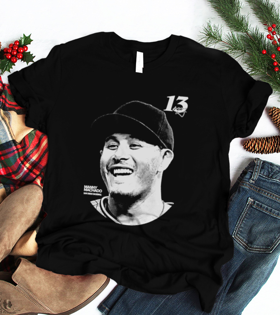 Manny Machado 13 San Diego Padres MLB Lineage Series 2026 T-Shirt