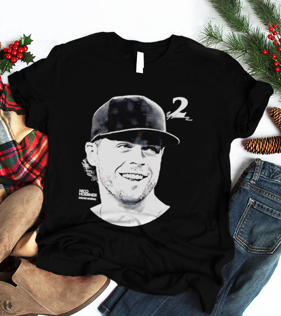 Chicago Cubs Nico Hoerner 2 MLB 2026 Lineage Series T-Shirt