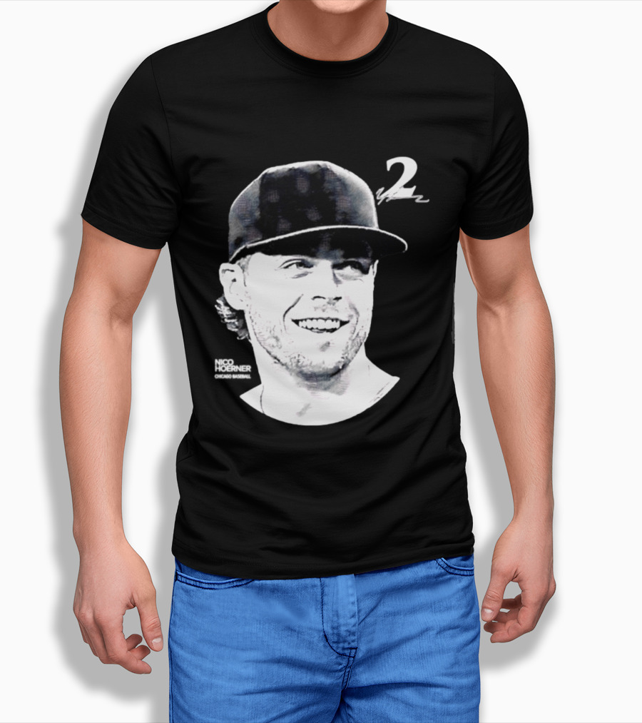 Chicago Cubs Nico Hoerner 2 MLB 2026 Lineage Series T-Shirt