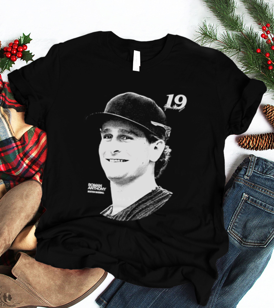 Roman Anthony 19 Boston Red Sox MLB 2026 Lineage Series T-Shirt