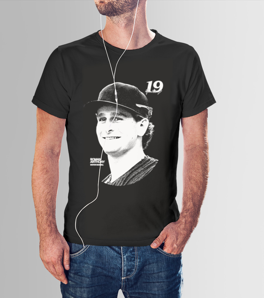 Roman Anthony 19 Boston Red Sox MLB 2026 Lineage Series T-Shirt