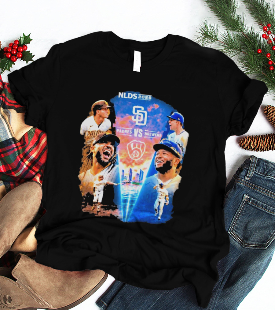 NLDS 2026 San Diego Padres Vs Milwaukee Brewers Showdown T-Shirt
