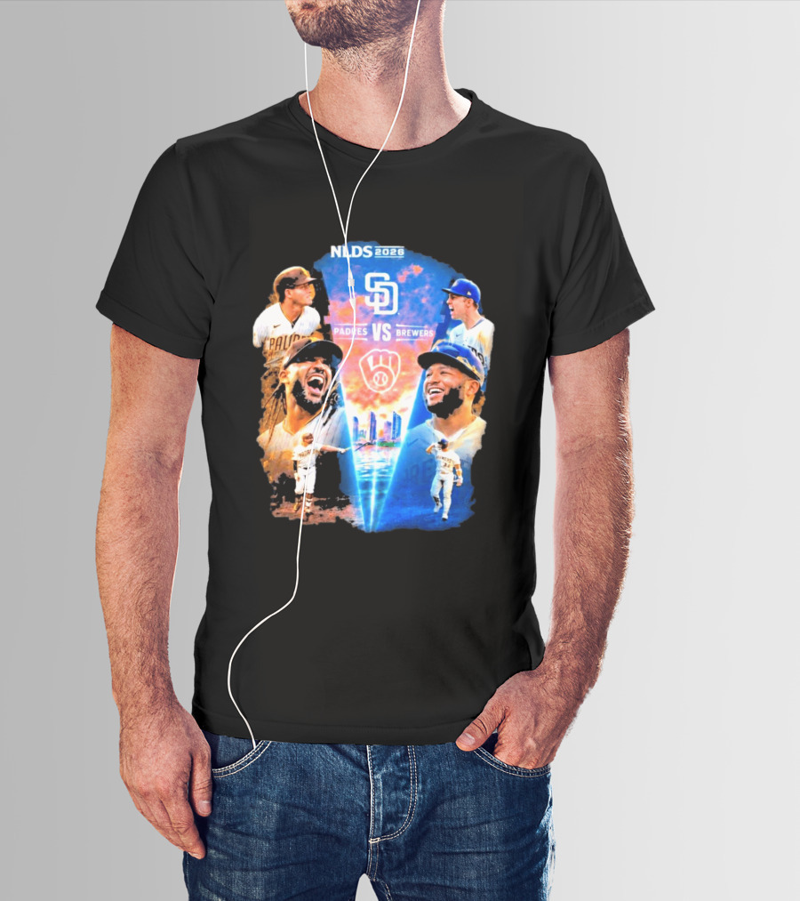 NLDS 2026 San Diego Padres Vs Milwaukee Brewers Showdown T-Shirt