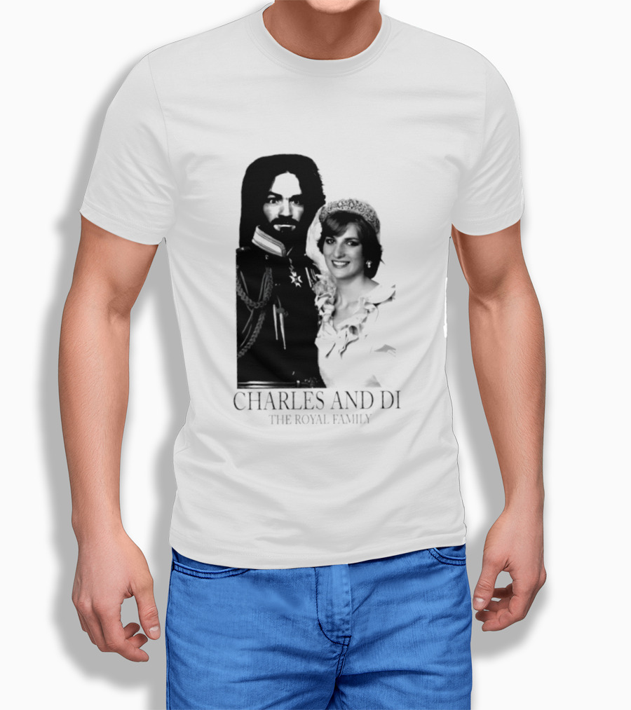 Charles Manson And Princess Diana Charles And Di The Royal Family T-Shirt
