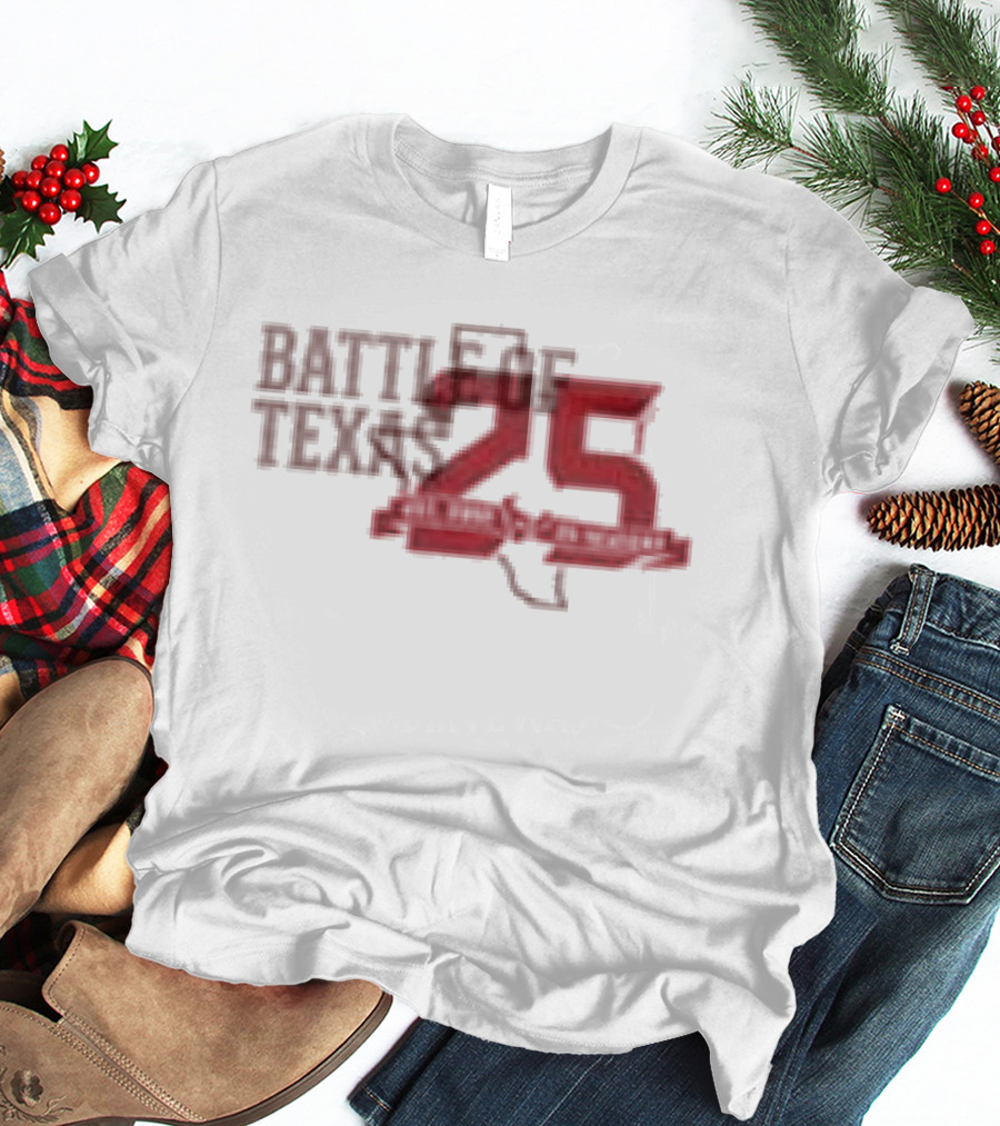 Dallas Cowboys Vs Houston Texans Battle Of Texas 25 Years Strong 2026 T-Shirt