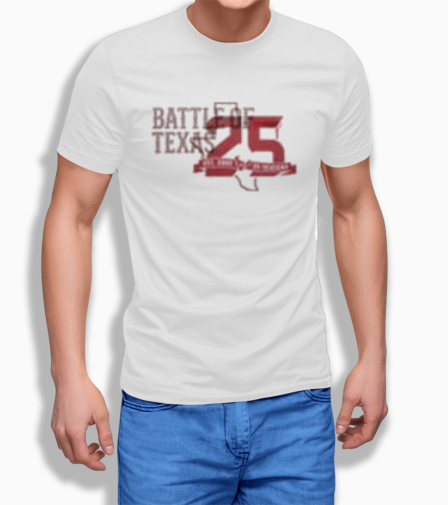 Dallas Cowboys Vs Houston Texans Battle Of Texas 25 Years Strong 2026 T-Shirt