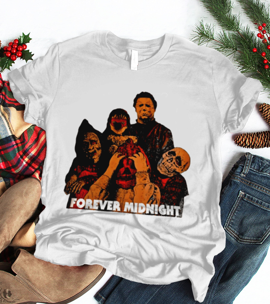 Forever Midnight Horror Icons Halloween Classic Characters T-Shirt