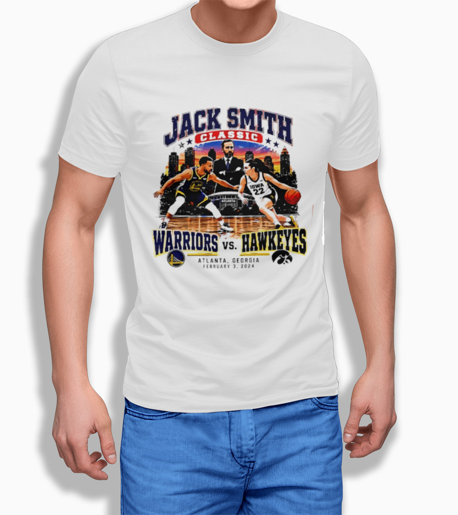 Jack Smith Classic Warriors Vs Hawkeyes Atlanta February 3 2024 T-Shirt