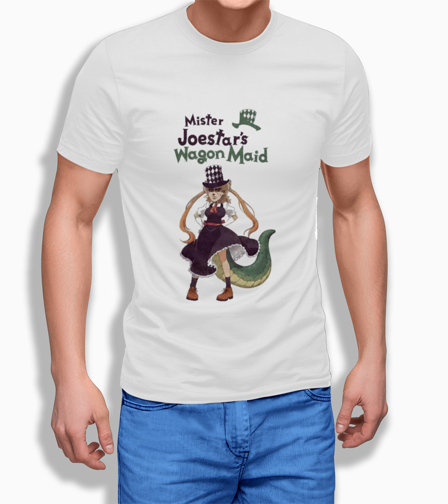 Mister Joestar's Wagon Maid Robert E. O. Speedwagon T-Shirt