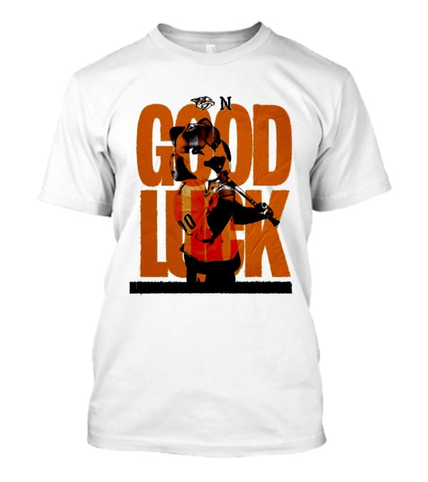 Nashville Predators Gnash Good Luck Hockey T-Shirt