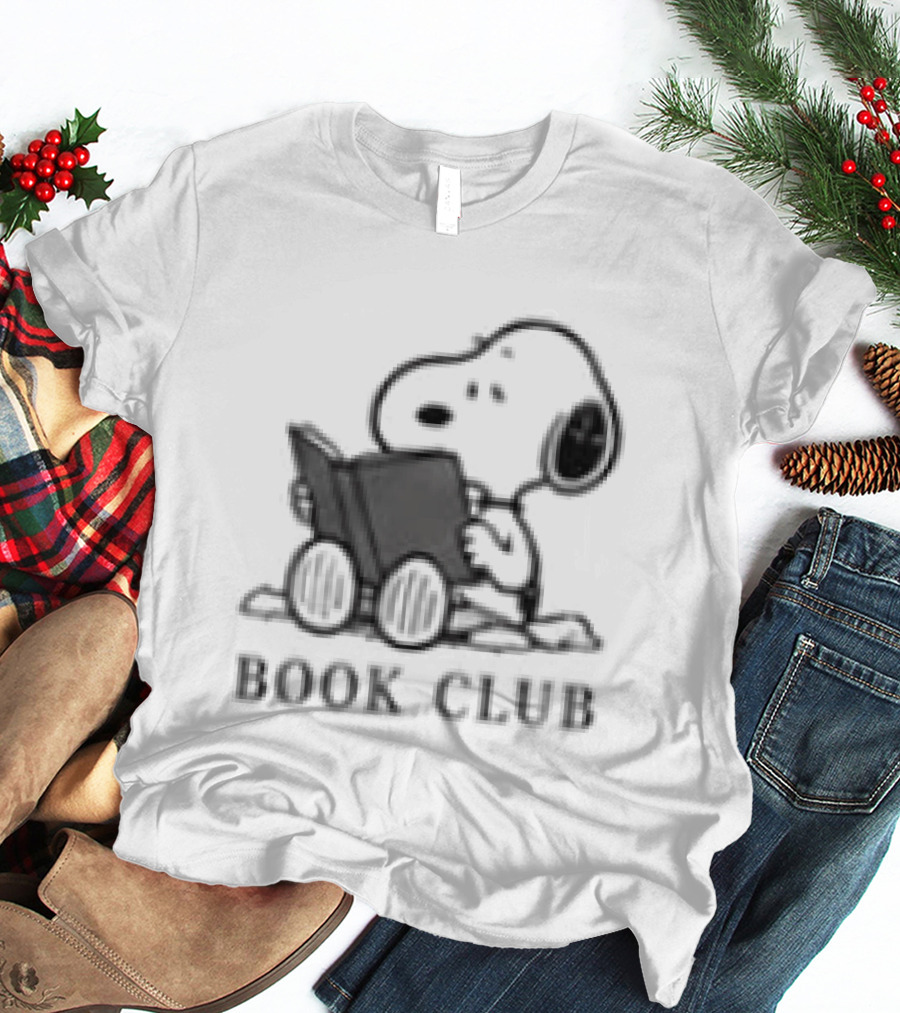 Snoopy Just One More Chapter Book Club For Peanuts And Bookish Fans T-Shirt