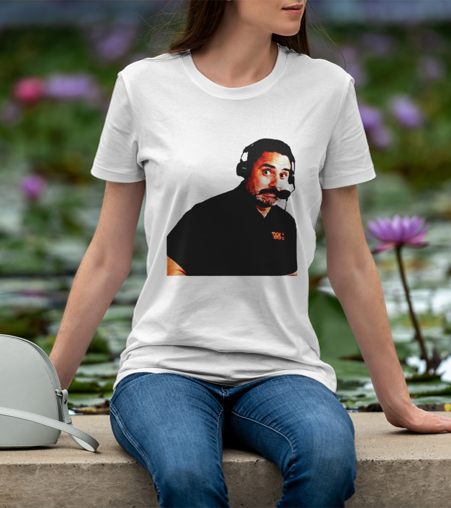 Steve Sarkisian Headset Shocked Longhorns Face Meme T-Shirt